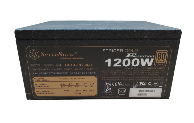 SilverStone Strider Gold SST-ST1200-G | 1200w Modular Power Supply
