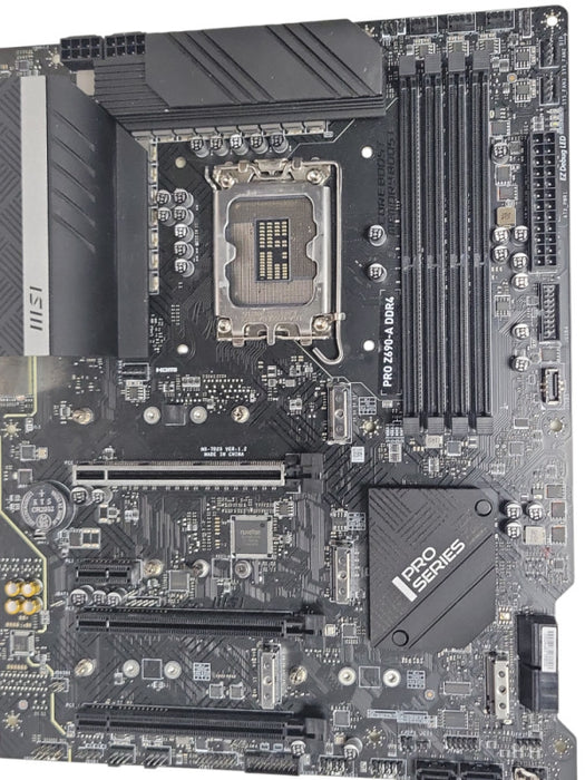 MSI PRO Z690-A DDR4 ProSeries Intel LGA 1700 DDR4 ATX Motherboard, READ _