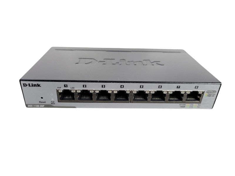 D-Link DGS (DGS-1100-08P) 8-Ports Ethernet Switch  !