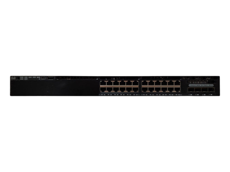 Cisco WS-C3650-24PS-S, 24-Port Gigabit PoE+, 4x SFP Switch, 640W PSU