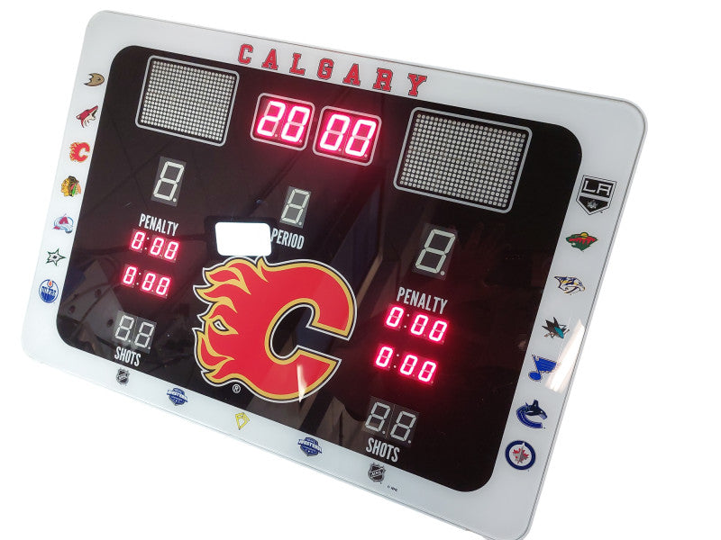 Calgary Flames Logo Fantasy Light-up Scoreboard  =