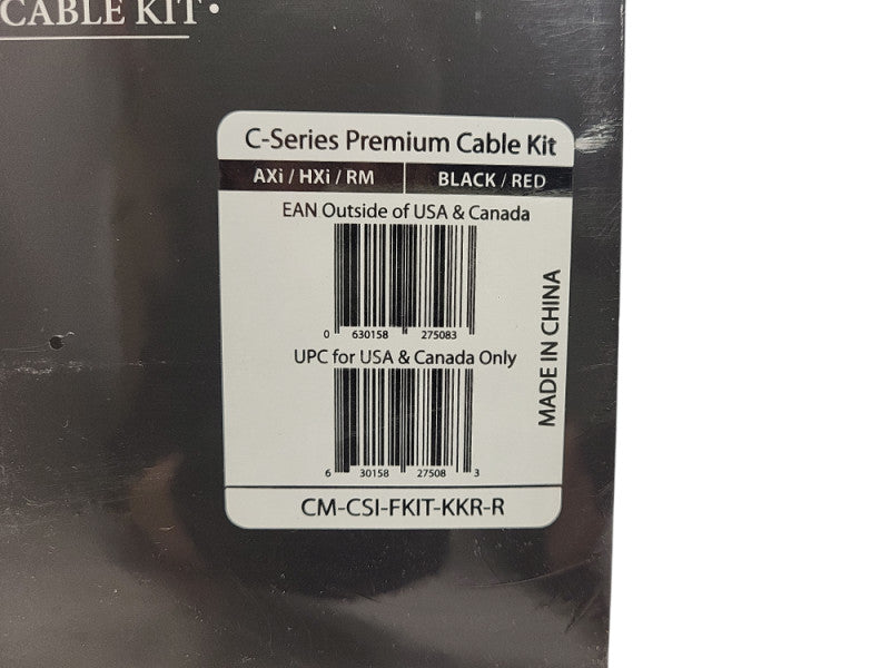 (New) CableMod PRO ModMesh C-Series AXi HXi & RM Cable Kit | Black/Red $