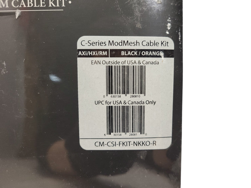 (New) CableMod PRO ModMesh C-Series AXi HXi & RM Cable Kit | Black/Orange Q$