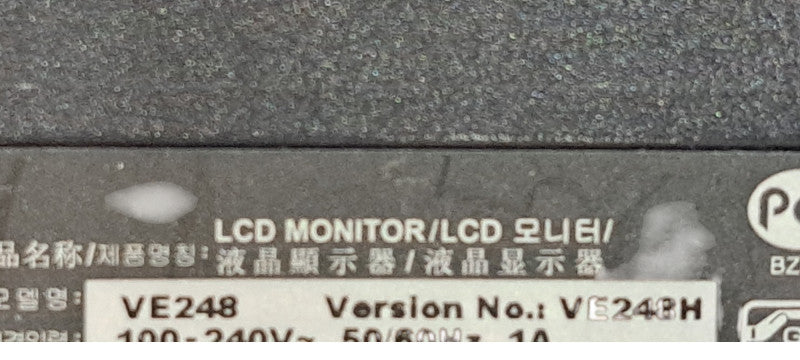 ASUS VE248H 24 Inch Widescreen LED Monitor
