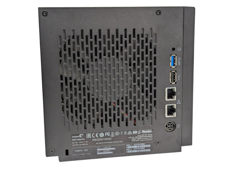 Seagate NAS 4-Bay PRO Model SRPS40 with 2 4TB HDDs installed  -
