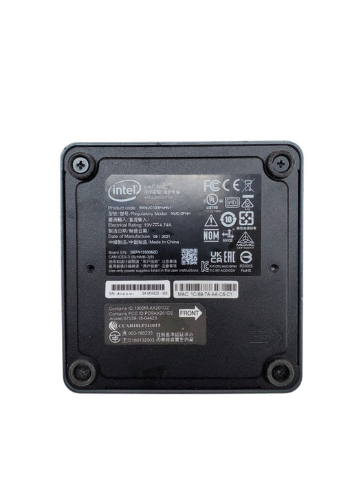 Intel NUC Mini PC | BXNUC10i3BNHN1 | Core i3-10110U | 32GB DDR4 | No HDD