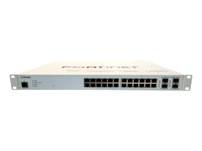 Fortinet 224D-FPOE FortiSwitch 24-Port GE RJ45, 4-Port SFP, PoE-370W