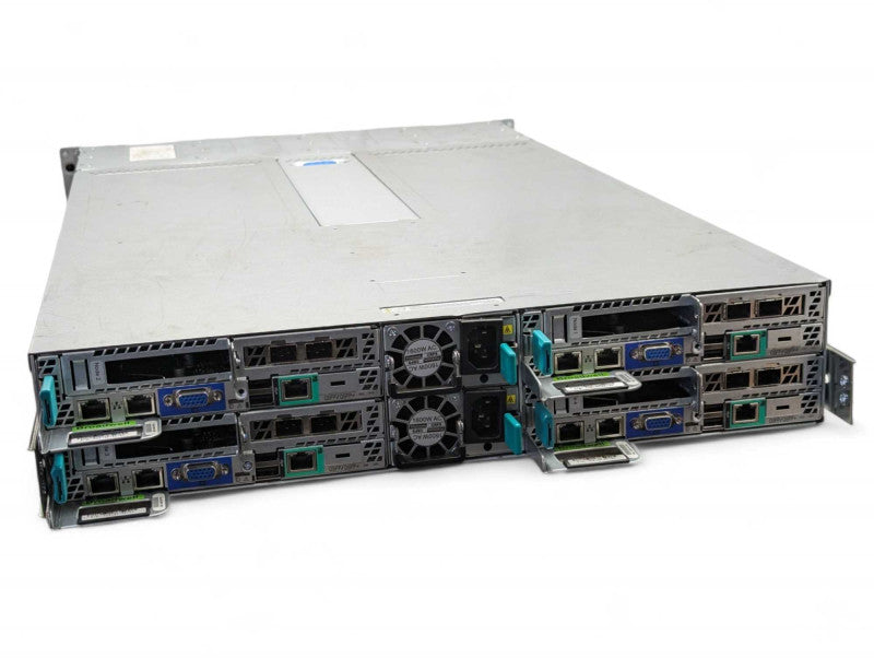 Cohesity C2105 2U 4 Node Server w/ 8x CPUs & 64GB RAM, 2x PSU, SEE _