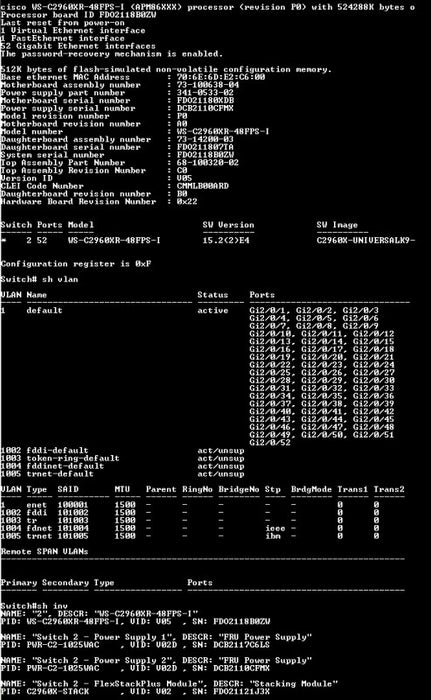 Cisco WS-C2960XR-48FPS-I V05 | 48-Port Gigabit PoE | 2X1025w PSU | Stack Mod Q