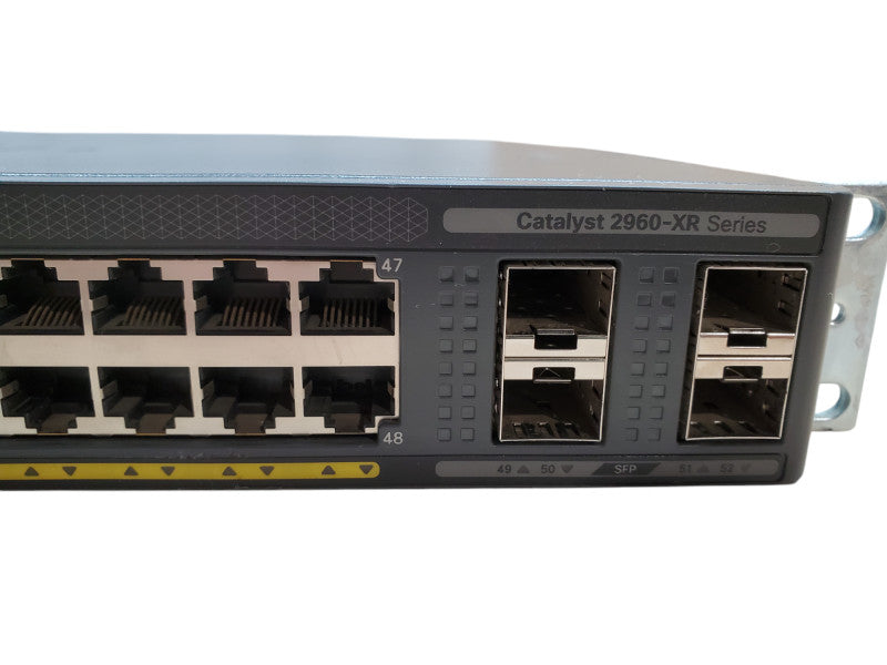 Cisco WS-C2960XR-48FPS-I V05 | 48-Port Gigabit PoE | 2X1025w PSU | Stack Mod Q