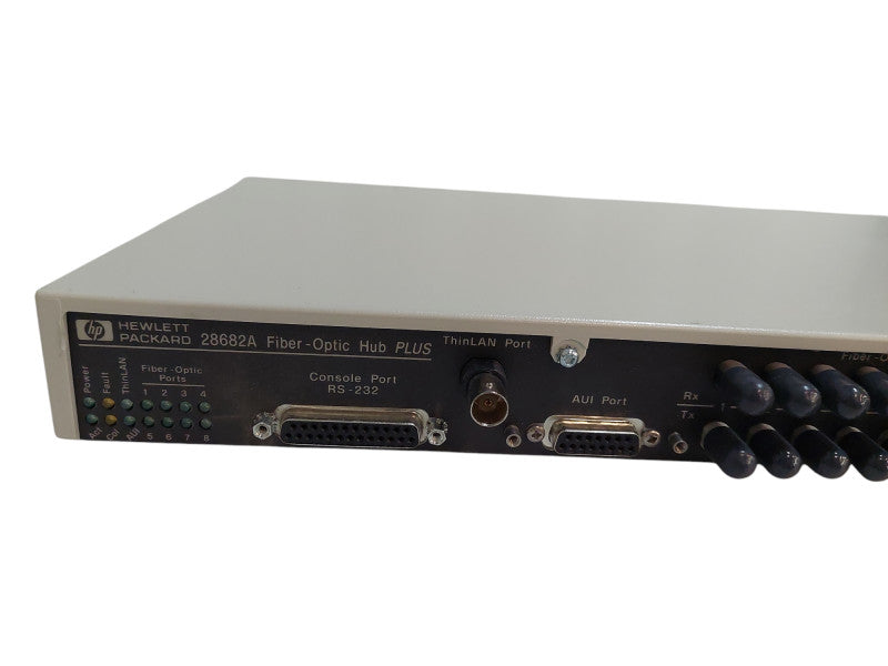 Vintage Hewlett Packard Fiber-Optic Hub Plus Model: 28682A =