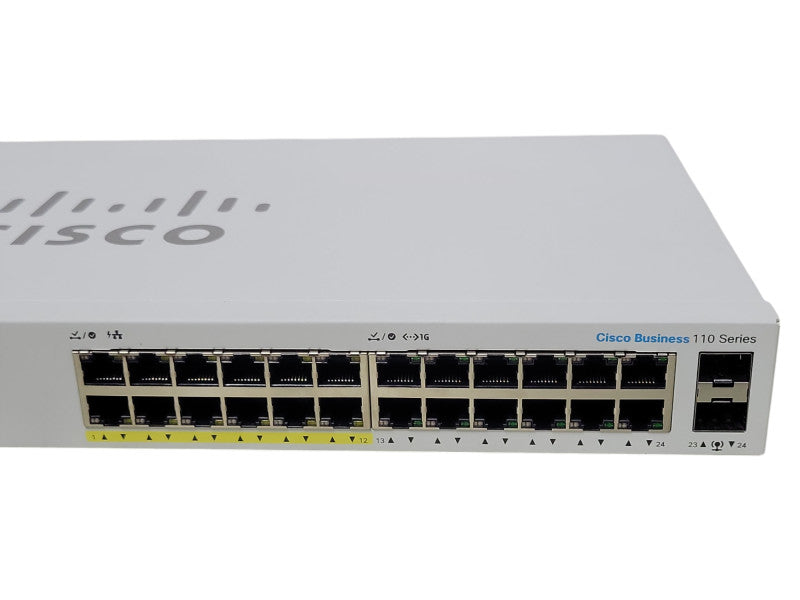 Cisco CBS110-24PP 24-Port Gigabit PoE Switch CBS110-24PP, READ _