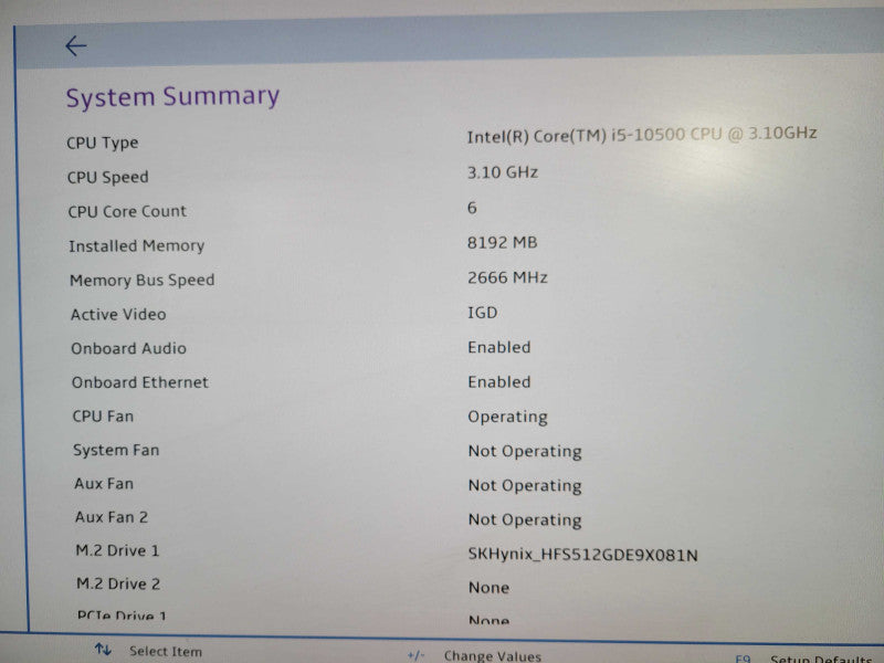Lenovo ThinkStation P340 Mini Desktop i5-10500 8GB RAM 512GB NVMe !