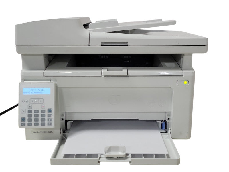 HP LaserJet Pro MFP M130fn Multifunction Printer 80% Supplies status _