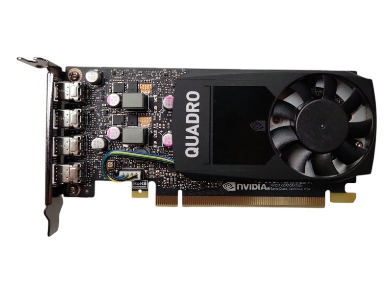 NVIDIA Quadro P1000 4 GB GDDR5 Low Profile Graphics Card