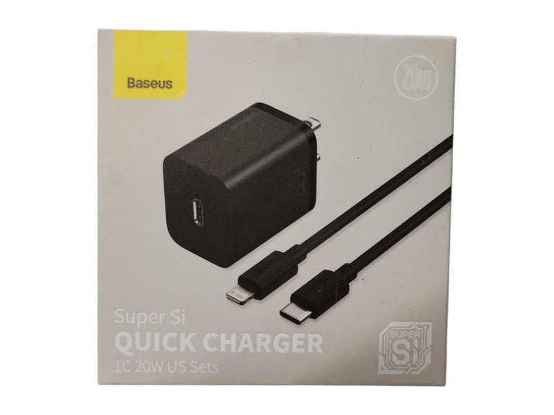 *NEW SEALED* Baseus Super Si Quick Charger Type-C 20W Us Sets