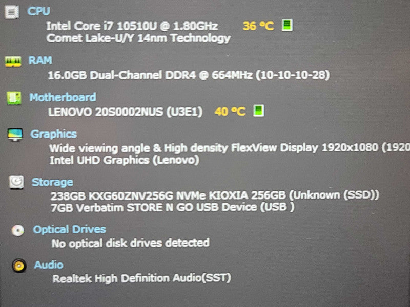 Lenovo ThinkPad T14| i7-10510U| 16GB DDR4| 256GB SSD  Qβ Lap200