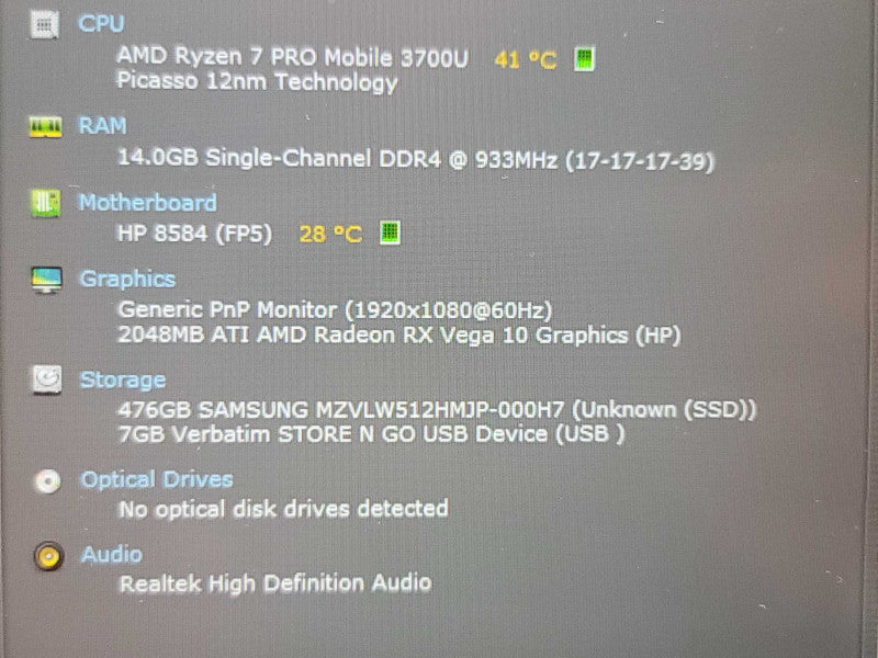 HP EliteBook 755 | Ryzen 7 3700u| 16GB DDR4| 512GB SSD  β BudLap