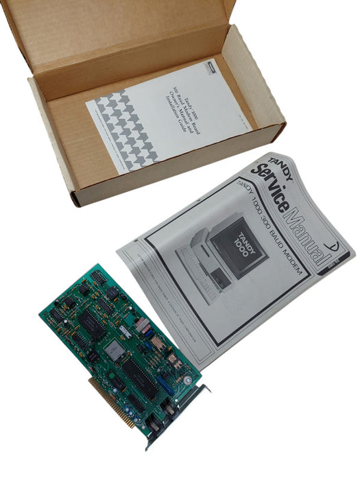 Vintage Tandy computer Products 300 Baud Modem Board for Tandy 1000/1200HD  =