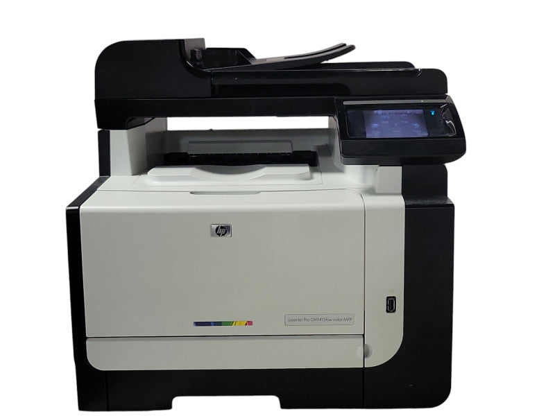 Hp LaserJet Pro CM1415fnw Color MFP all-in-one Printer, READ _