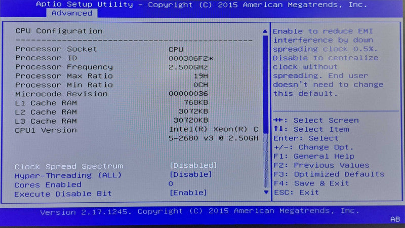 Supermicro X10SRW-F VeloCloud OEM Intel Xeon 2680 v3 @ 2.5Ghz, 32GB RAM