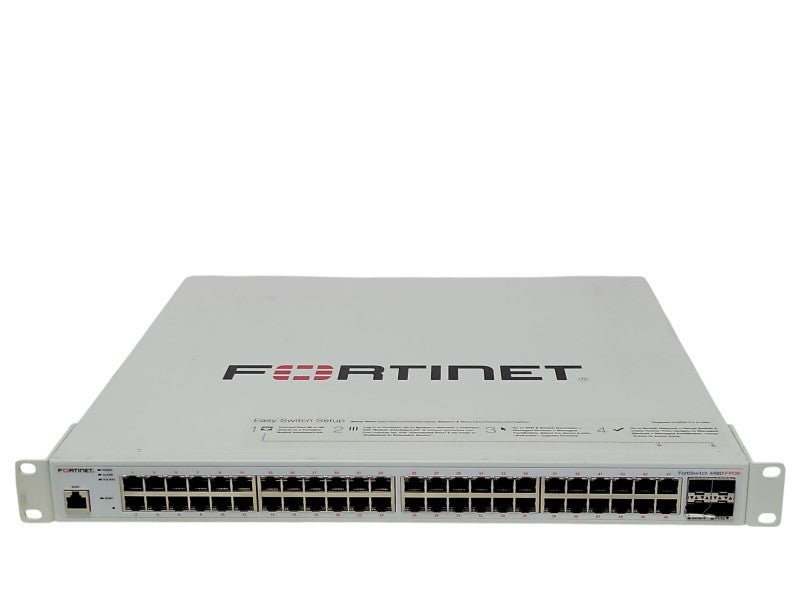 Fortinet Fortiswitch FS-448D-FPOE 48Port Gig Managed PoE Switch, READ _
