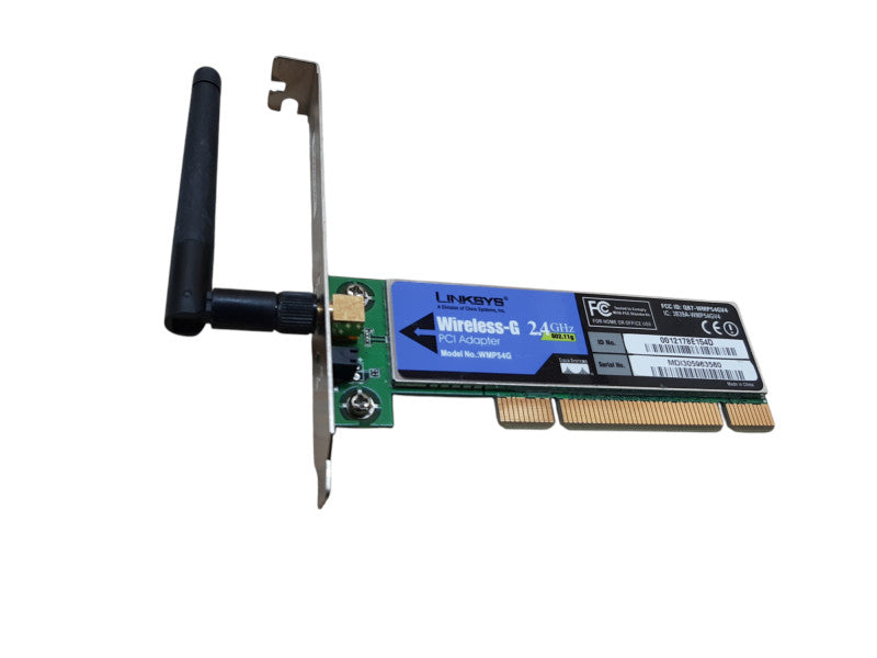 Linksys WMP54G Wireless G PCI Adapter With Antenna