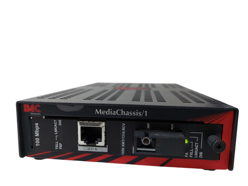 IMC Networks Media Chassis 1 100mbps Fiber Optic Media Converter  =
