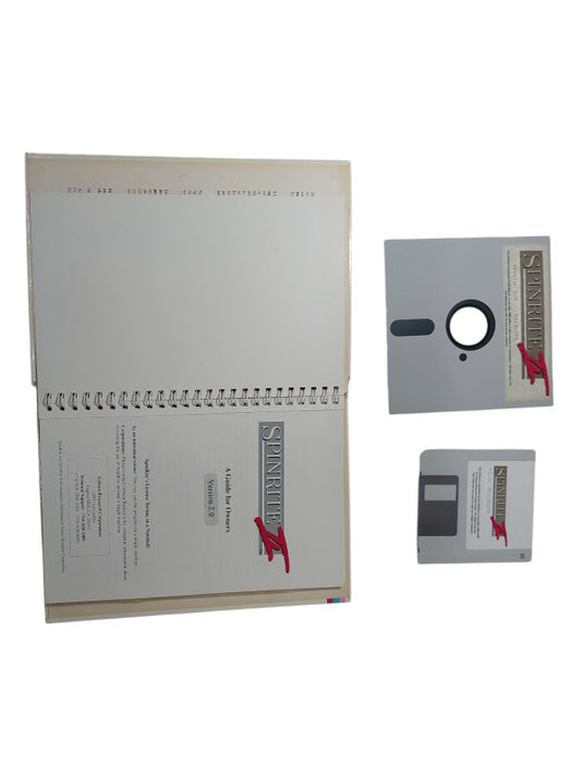 SpinRite II by 1988 Gibson Research Hard Disk 5.25"Floppy Disk & Book for IBM =