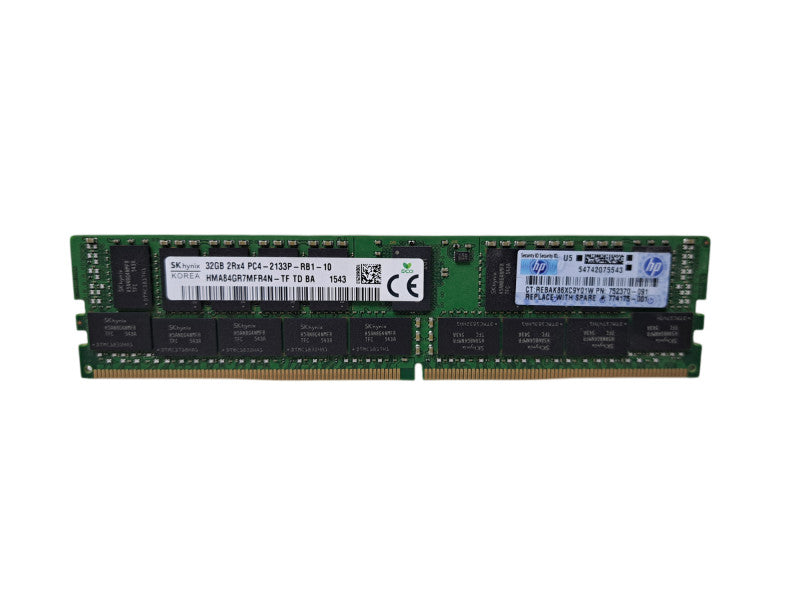 SK Hynix 32GB 2Rx4 PC4-2133P-RB1-10 | DDR4 Server Memory Q