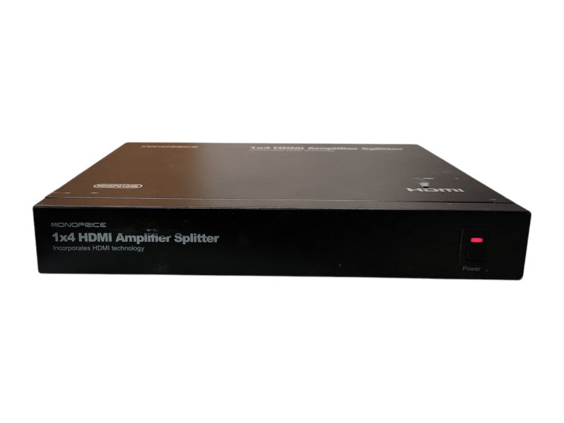 MONOPRICE 1x4 HDMI Amplifier Splitter, MHSP0104E, READ