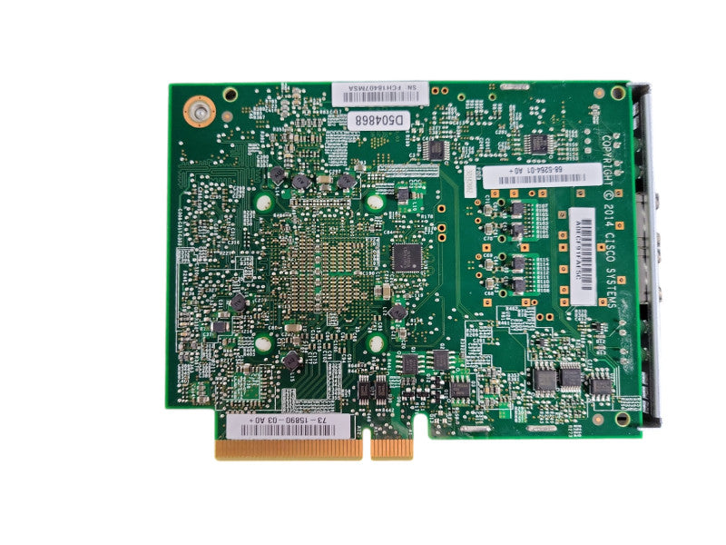 Cisco UCSC-MLOM-CSC-02 68-5264-01 A0+ 2-Port SFP Adapter Card !