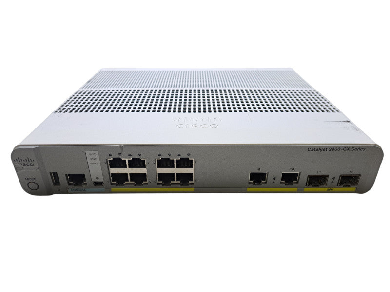 Cisco WS-C2960CX-8TC-L V03 | 8-Port Gigabit Managed Silent Switch w/ 2x SFP