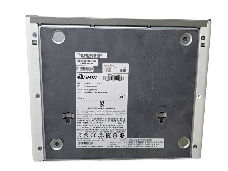 Cisco WS-C2960CX-8TC-L V03 | 8-Port Gigabit Managed Silent Switch w/ 2x SFP