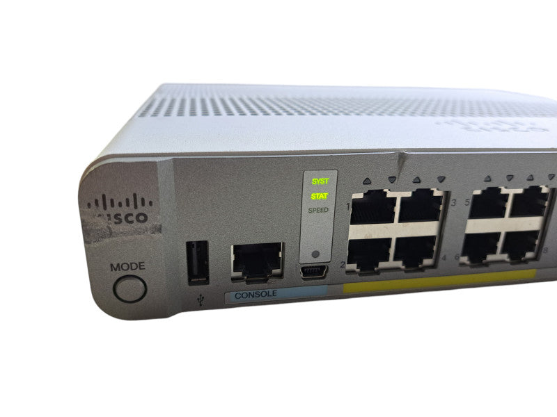 Cisco WS-C2960CX-8TC-L V03 | 8-Port Gigabit Managed Silent Switch w/ 2x SFP