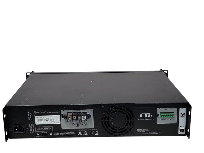 Crown CDi 2000 2-Channel Power Amplifier, READ _