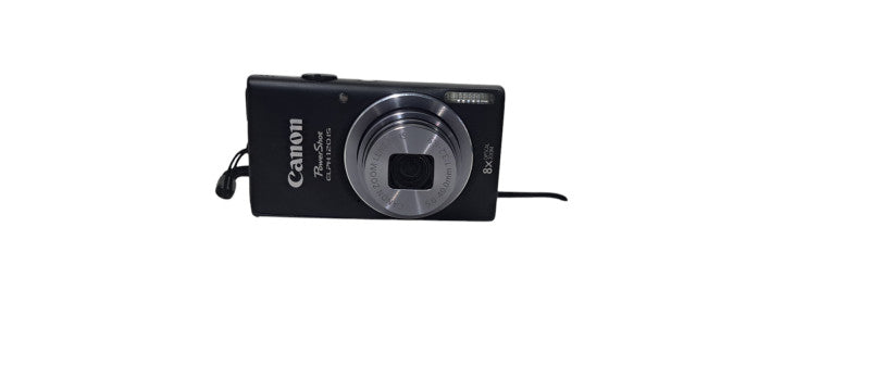 Canon Powershot Elph 120 IS Black 8x Zoom Digital Camera | W/ Battery