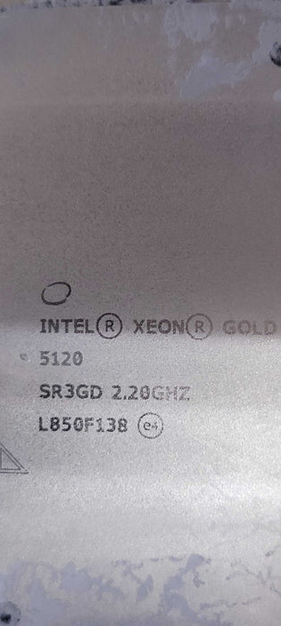 HP proliant BL460C Gen 10 with 2x Xeon Gold 5120 2.20GHz CPUs, No RAM/HDD Q_