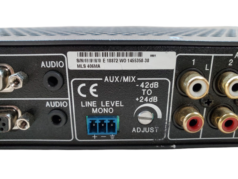 Extron MLS 406MA Six Input MediaLink Switcher w/ Mono Audio Amplifier Q