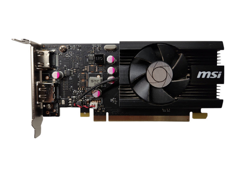 MSI GeForce GT 1030 2GB LP OC 2GB GDDR5 Low Profile PCIex16 DP/HDMI Video Car