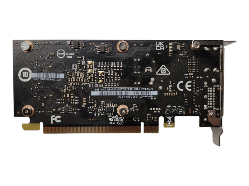 MSI GeForce GT 1030 2GB LP OC 2GB GDDR5 Low Profile PCIex16 DP/HDMI Video Car
