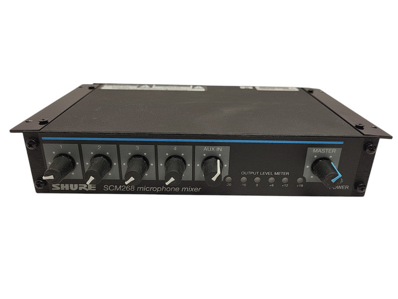 Shure 4-Channel Microphone Mixer SCM268 $
