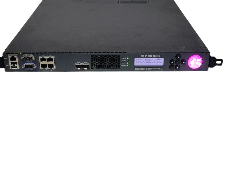 F5 Networks BIG-IP 1600 Series Load Balancer / Traffic Manager 2x PSU, READ _