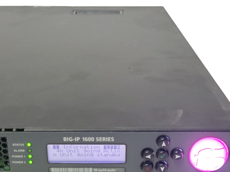 F5 Networks BIG-IP 1600 Series Load Balancer / Traffic Manager 2x PSU, READ _