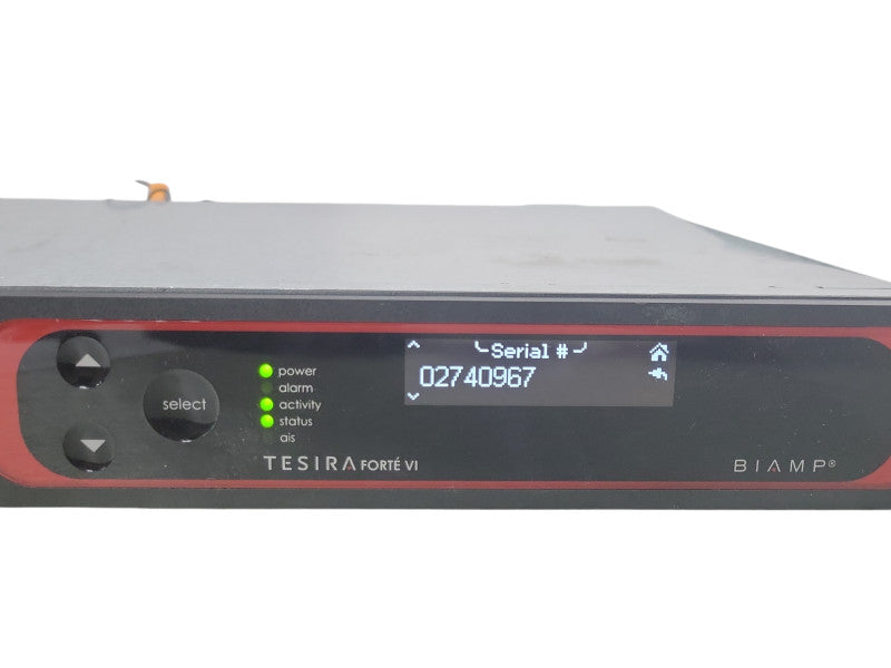 Biamp Tesira Forte VI Digital Audio Processor, READ _