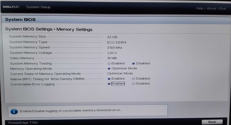 Dell PowerEdge T140, Xeon E-2224 @3.4GHz, 32GB DDR4, H3309 RAID