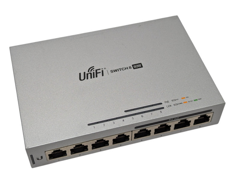 UBIQUITI UniFi Switch 8 60W US-8-60W 8 Port Gigabit PoE Switch  Q-