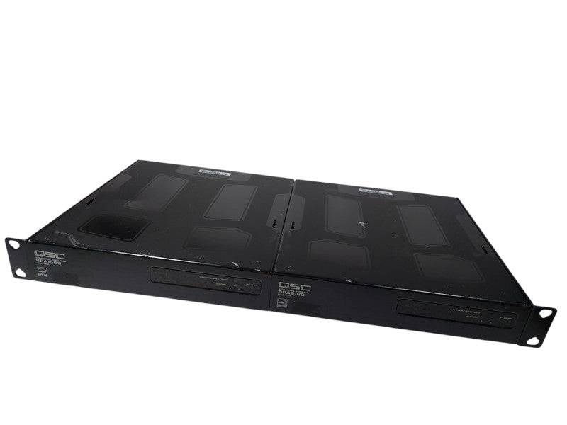 Rack Mount 1U of 2 - QSC 2 Channel Amplifier SPA2-60 Lo-Z/Hi-z  =