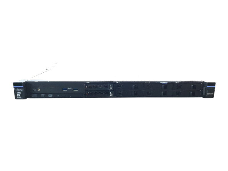 Lenovo x3250 M6 1U, Xeon E3-1270 v5 @3.6GHz, 32GB RAM, 2x PSU 460W, No HDD