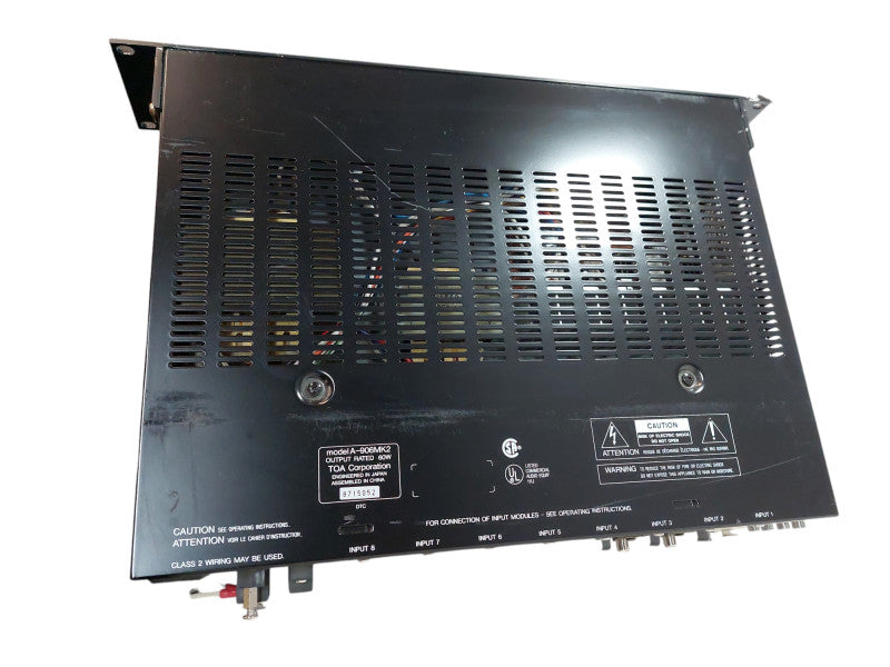Toa 900 Series II Amplifier Model: A-906MK2 =